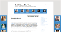 Desktop Screenshot of bestwebcamchatsites.com